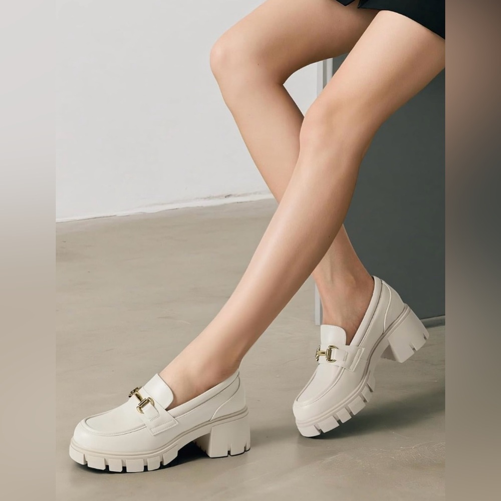 NIB. DREAM PAIRS Women's Platform Chunky Loafers, Sz 11